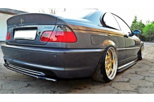 Rear Splitter BMW 3 E46 MPACK COUPE (without vertical bars)
