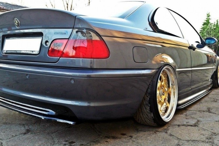 Πίσω Splitter BMW 3 E46 MPACK COUPE (χωρίς κάθετες ράβδους)