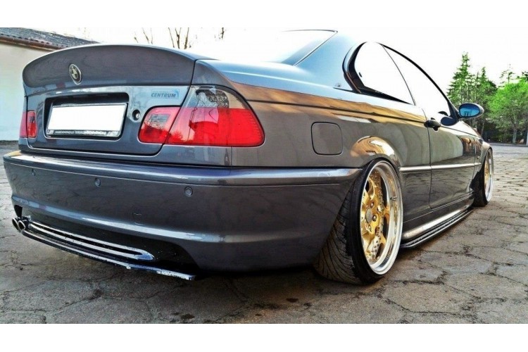 Πίσω Splitter BMW 3 E46 MPACK COUPE (χωρίς κάθετες ράβδους)