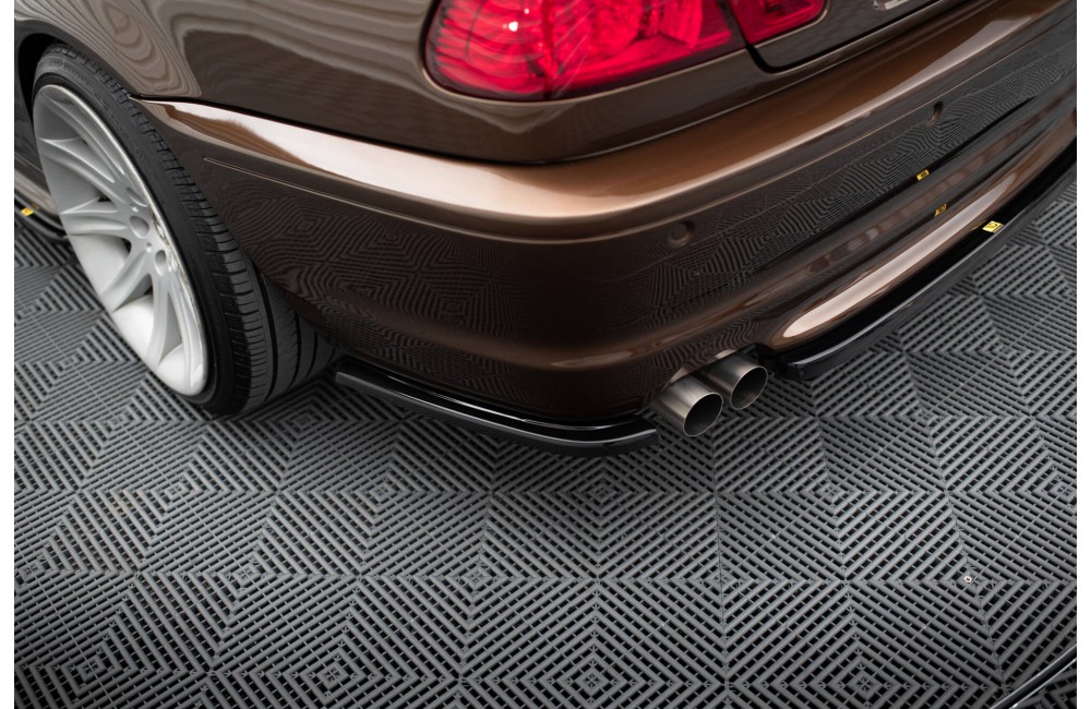 REAR SIDE SPLITTERS BMW 3 E46 MPACK COUPE