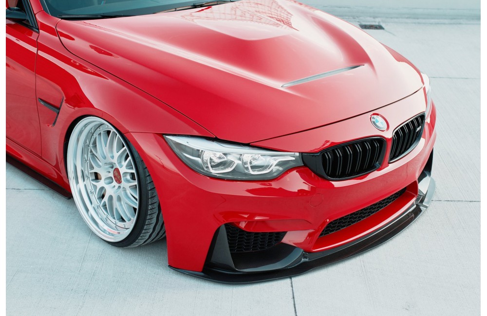 Front Splitter + Frames For Side Air Intakes  BMW M3 F80