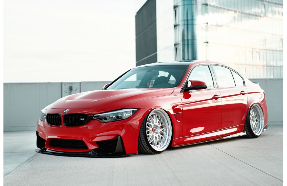 Front Splitter + Frames For Side Air Intakes  BMW M3 F80