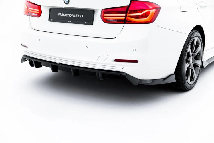 Πίσω Splitter (με κάθετες ράβδους) BMW 3 Sportline Sedan / Touring F30 / F31