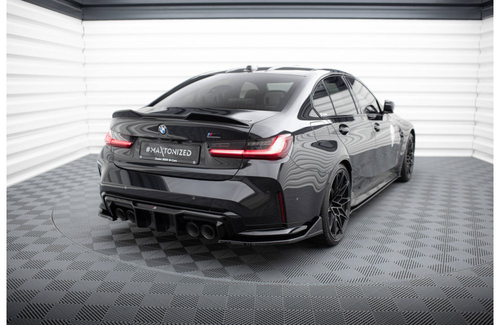 Rear Side Splitters V.6 CSL Look (For rear valance v.1)  BMW M3 Sedan / Touring G80 / G81