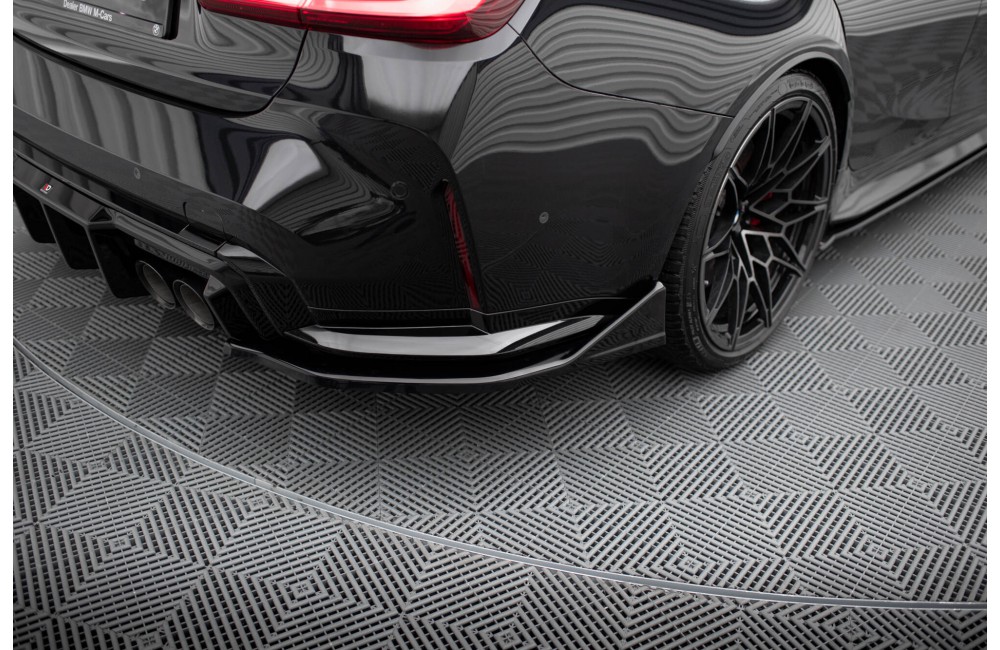 Rear Side Splitters V.6 CSL Look (For rear valance v.1)  BMW M3 Sedan / Touring G80 / G81