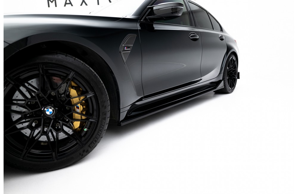 Side Skirts Diffusers V.3 CSL Look BMW M3 Sedan / Touring G80 / G81 Side Skirts Diffusers V.3 CSL Look BMW M3 Sedan / Touring G80 / G81