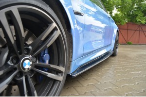 Side skirts Diffusers V.1 BMW M4 F82 Side skirts Diffusers V.1 BMW M4 F82