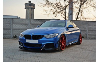 FRONT RACING SPLITTER V.3 for BMW 4 Coupe / Gran Coupe / Cabrio M-Pack F32 / F36 / F33