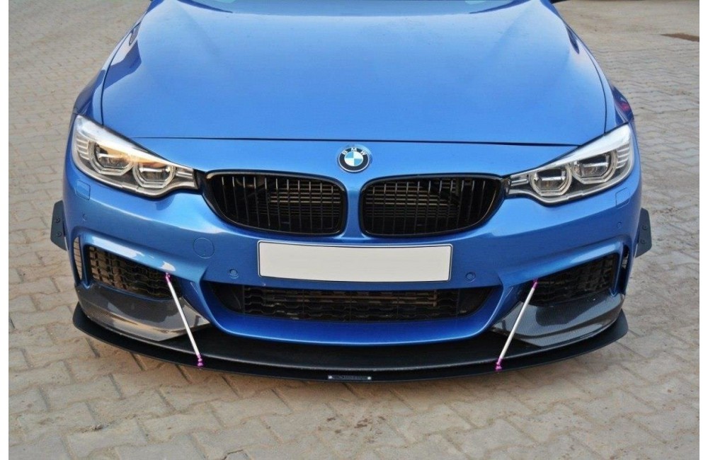 FRONT RACING SPLITTER V.3 for BMW 4 Coupe / Gran Coupe / Cabrio M-Pack F32 / F36 / F33 FRONT RACING SPLITTER V.3 for BMW 4 Coupe / Gran Coupe / Cabrio M-Pack F32 / F36 / F33