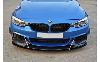 FRONT RACING SPLITTER V.3 for BMW 4 Coupe / Gran Coupe / Cabrio M-Pack F32 / F36 / F33