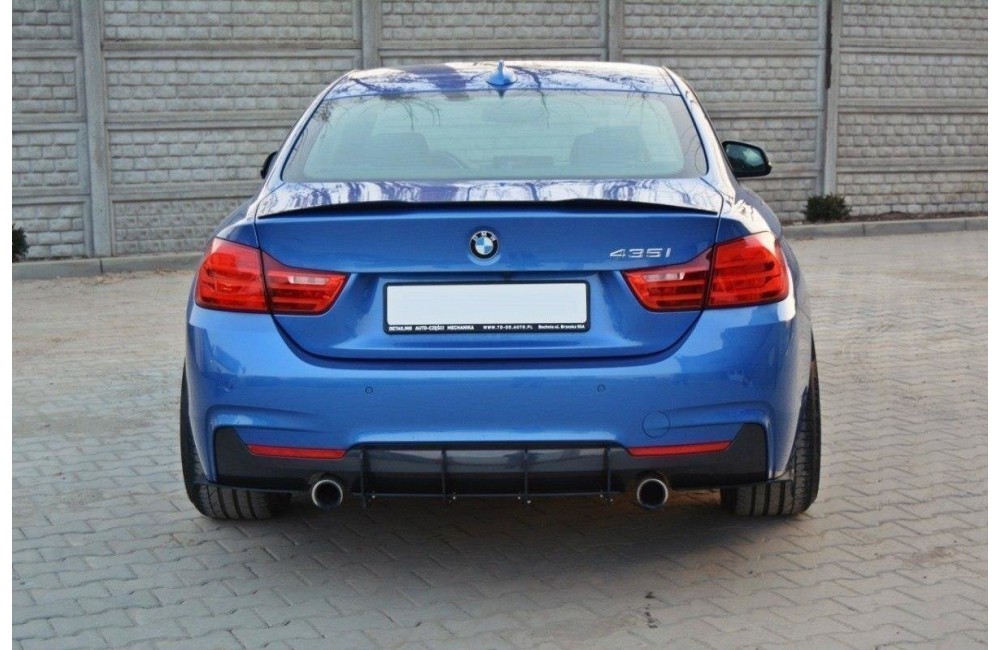 REAR DIFFUSER & REAR SIDE SPLITTERS for BMW 4 Coupe / Gran Coupe / Cabrio M-Pack F32 / F36 / F33