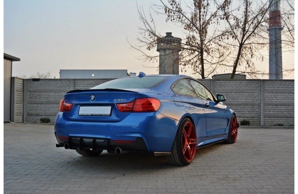 REAR DIFFUSER & REAR SIDE SPLITTERS for BMW 4 Coupe / Gran Coupe / Cabrio M-Pack F32 / F36 / F33