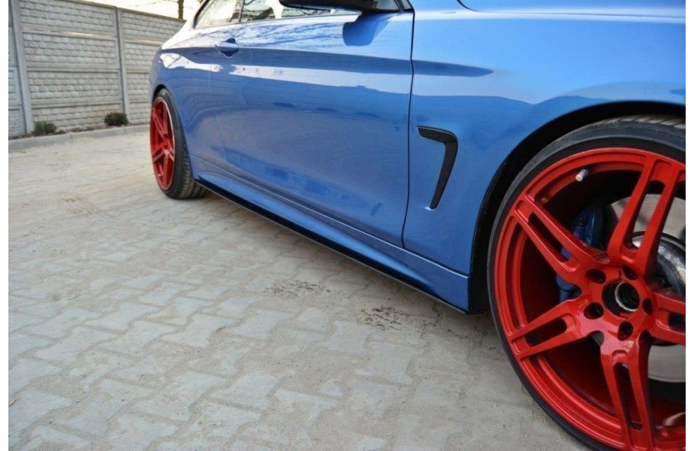 RACING SIDE SKIRTS DIFFUSERS for BMW 4 Coupe / Gran Coupe / Cabrio M-Pack F32 / F36 / F33