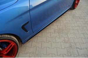 RACING SIDE SKIRTS DIFFUSERS for BMW 4 Coupe / Gran Coupe / Cabrio M-Pack F32 / F36 / F33