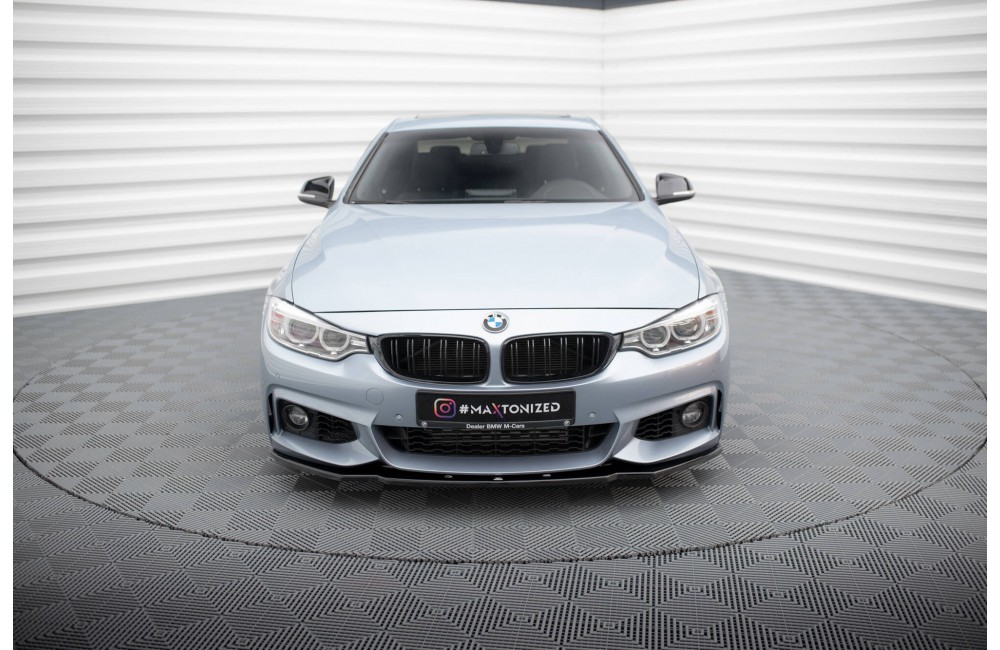 FRONT SPLITTER V.1 for BMW 4 Coupe / Gran Coupe / Cabrio M-Pack F32 / F36 / F33