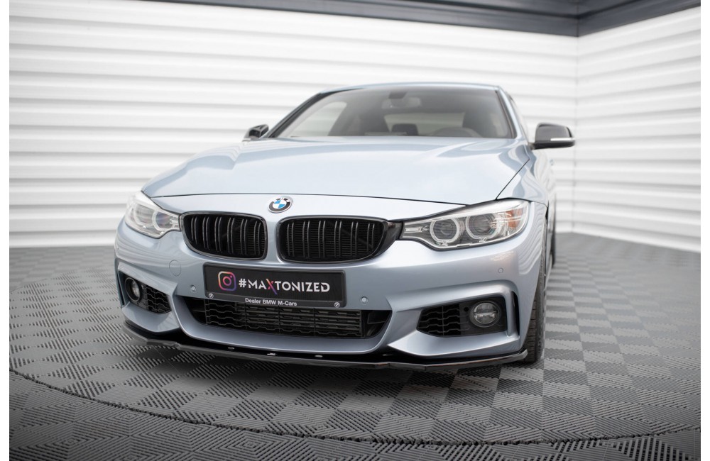 FRONT SPLITTER V.1 for BMW 4 Coupe / Gran Coupe / Cabrio M-Pack F32 / F36 / F33
