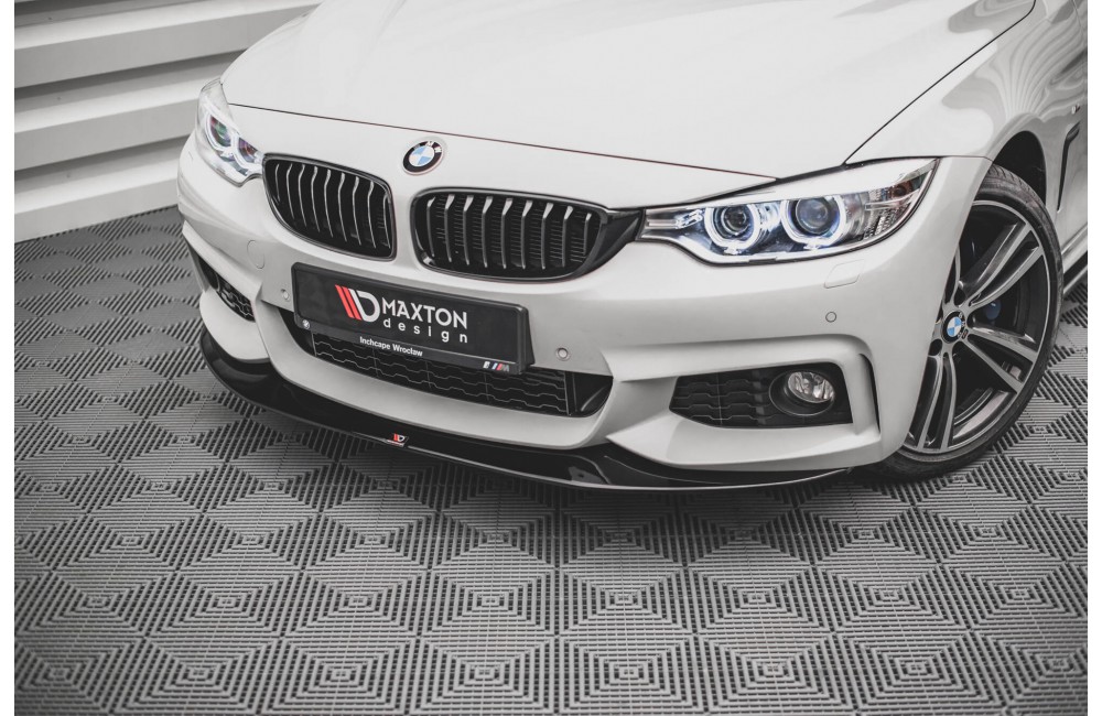 FRONT SPLITTER V.2 for V.2 BMW 4 Coupe / Gran Coupe / Cabrio M-Pack F32 / F36 / F33