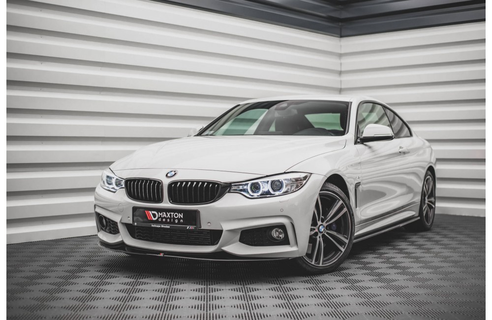 FRONT SPLITTER V.2 for V.2 BMW 4 Coupe / Gran Coupe / Cabrio M-Pack F32 / F36 / F33