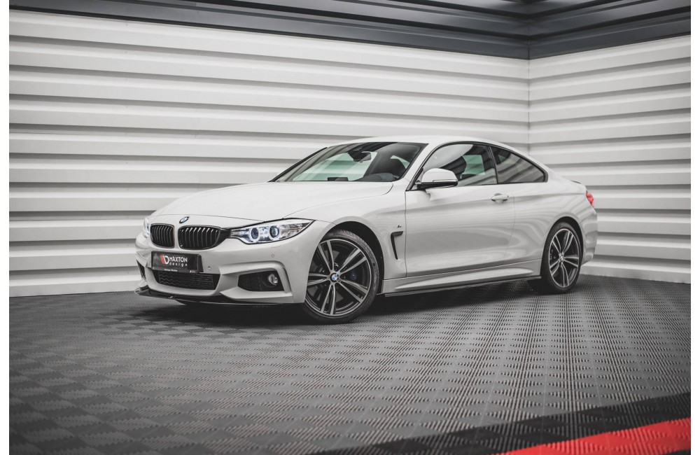 FRONT SPLITTER V.2 for V.2 BMW 4 Coupe / Gran Coupe / Cabrio M-Pack F32 / F36 / F33