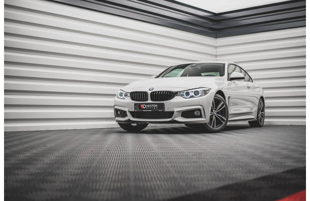FRONT SPLITTER V.2 for V.2 BMW 4 Coupe / Gran Coupe / Cabrio M-Pack F32 / F36 / F33