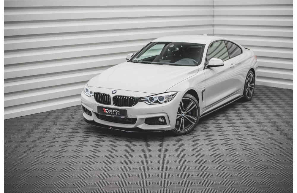 FRONT SPLITTER V.2 for V.2 BMW 4 Coupe / Gran Coupe / Cabrio M-Pack F32 / F36 / F33