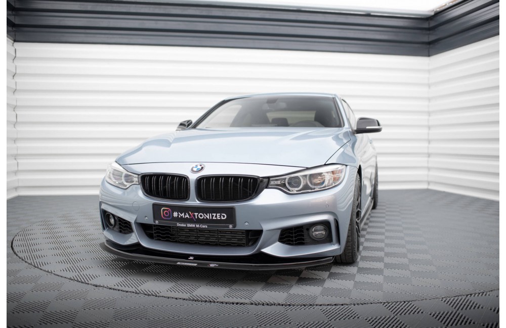 HYBRID FRONT SPLITTER for BMW 4 Coupe / Gran Coupe / Cabrio M-Pack F32 / F36 / F33