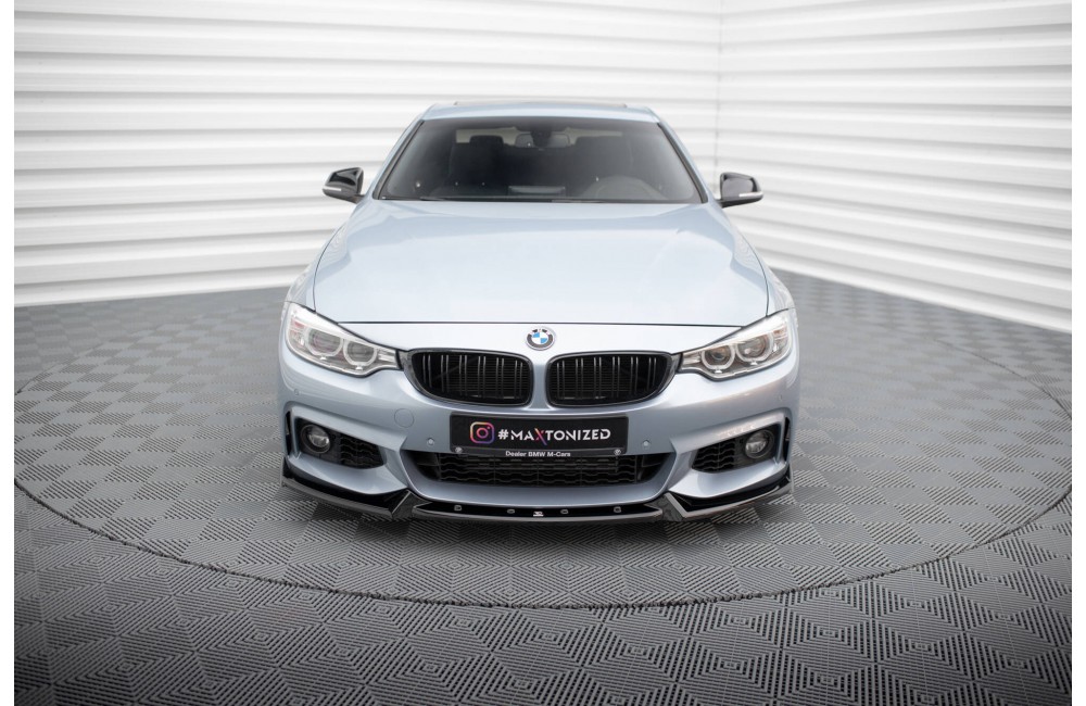 Front Splitter V.4 BMW 4 Coupe / Gran Coupe / Cabrio M-Pack F32 / F36 / F33