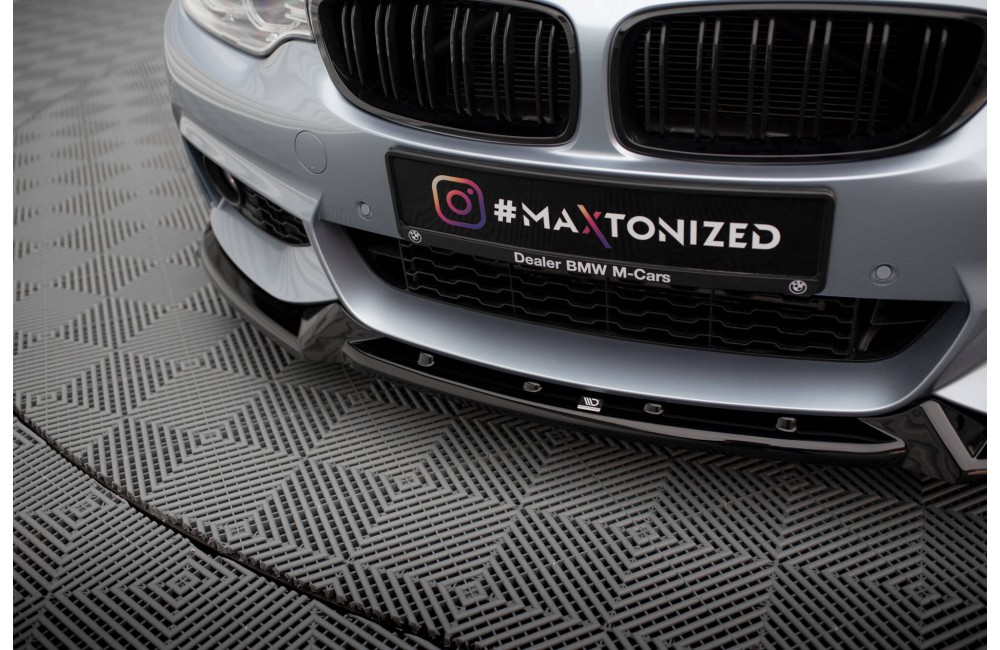 Front Splitter V.4 BMW 4 Coupe / Gran Coupe / Cabrio M-Pack F32 / F36 / F33