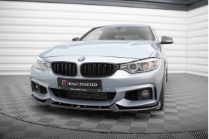 Front Splitter V.4 BMW 4 Coupe / Gran Coupe / Cabrio M-Pack F32 / F36 / F33