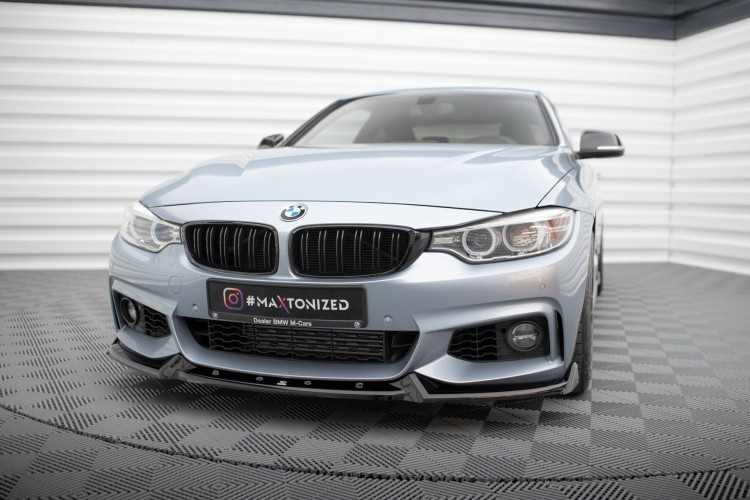Πρόσθιο Splitter V.4 BMW 4 Coupe / Gran Coupe / Cabrio M-Pack F32 / F36 / F33
