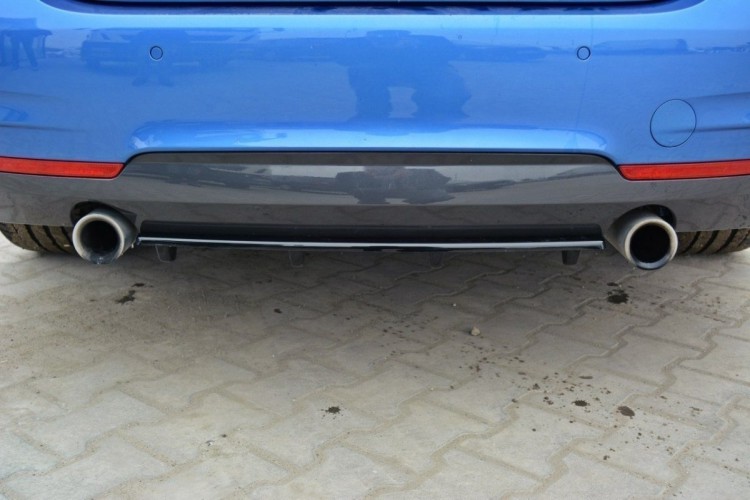 Πίσω Splitter για BMW 4 Coupe / Gran Coupe / Cabrio M-Pack F32 / F36 / F33 (με κατακόρυφες ράβδους)