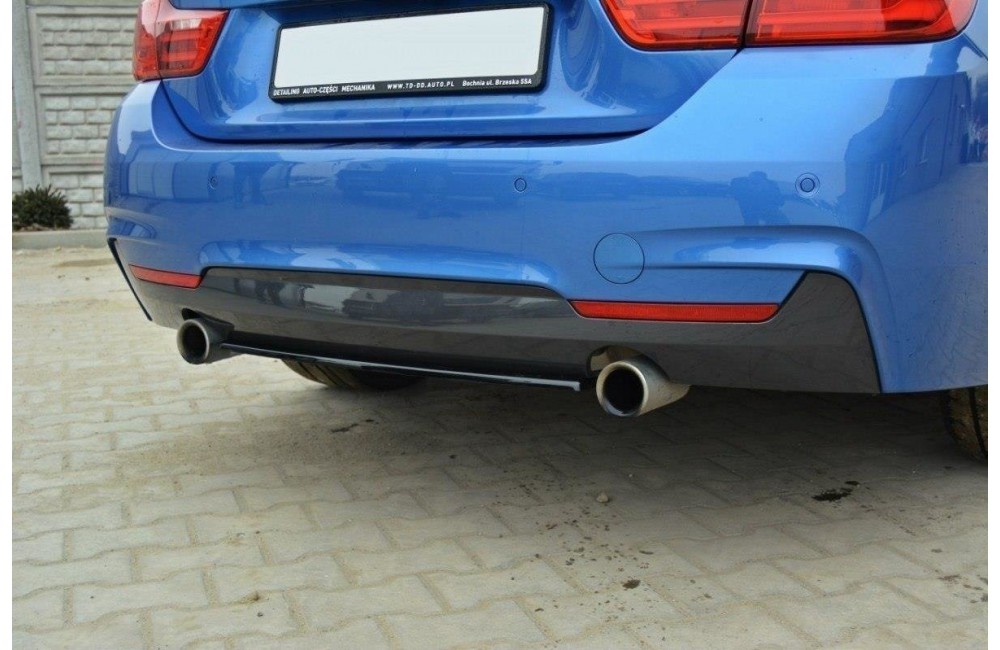 Rear Splitter for BMW 4 Coupe / Gran Coupe / Cabrio M-Pack F32 / F36 / F33 (without vertical bars)