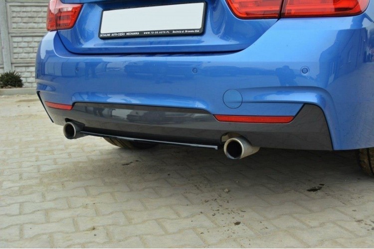 Πίσω Splitter για BMW 4 Coupe / Gran Coupe / Cabrio M-Pack F32 / F36 / F33 (χωρίς κάθετες ράβδους)