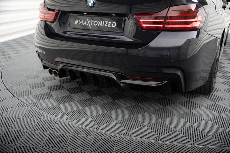 Πίσω Valance BMW 4 Coupe / Gran Coupe / Cabrio M-Pack F32 / F36 / F33 (Έκδοση με εξάτμιση από τη μία πλευρά)