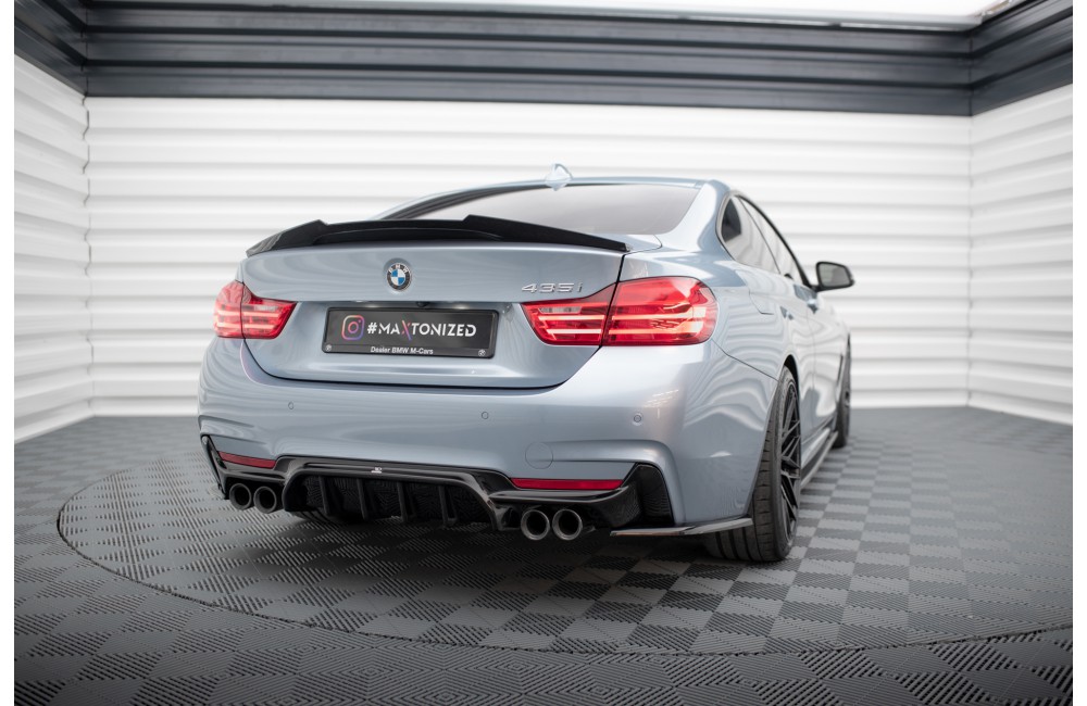 Rear Valance BMW 4 Coupe / Gran Coupe / Cabrio M-Pack F32 / F36 / F33 (Version with dual exhausts on both sides)