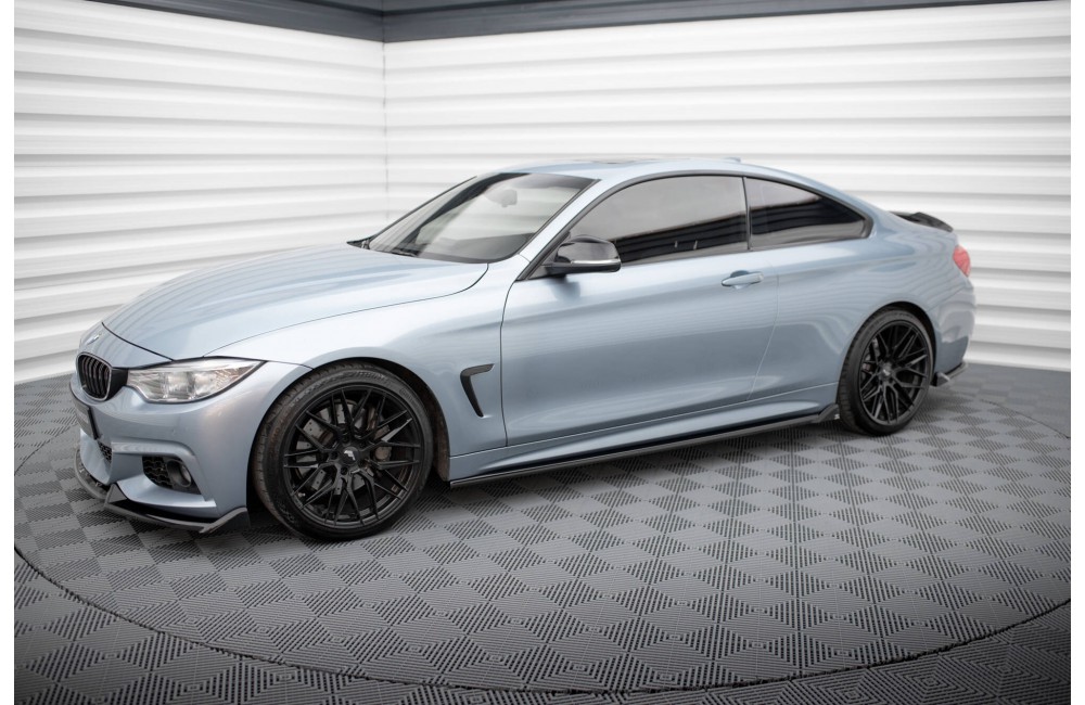 Side Skirts Diffusers V.2 BMW 4 Coupe / Gran Coupe / Cabrio M-Pack F32 / F36 / F33