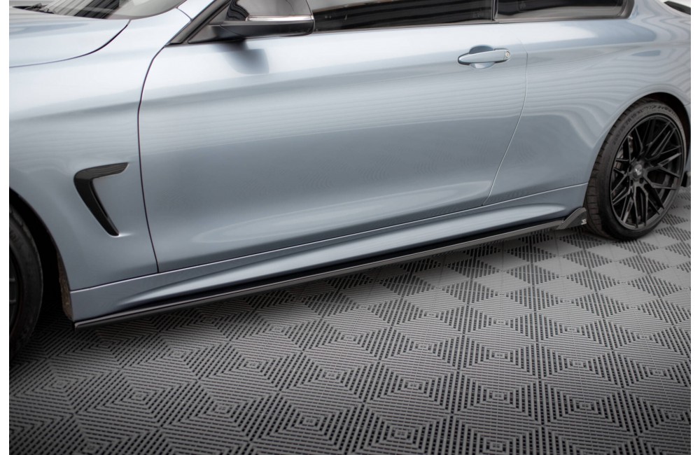 Side Skirts Diffusers V.2 BMW 4 Coupe / Gran Coupe / Cabrio M-Pack F32 / F36 / F33