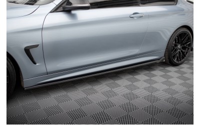 Side Skirts Diffusers V.2 BMW 4 Coupe / Gran Coupe / Cabrio M-Pack F32 / F36 / F33