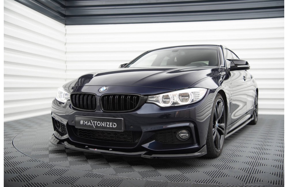 Front Splitter V.6 BMW 4 Coupe / Gran Coupe / Cabrio M-Pack F32 / F36 / F33