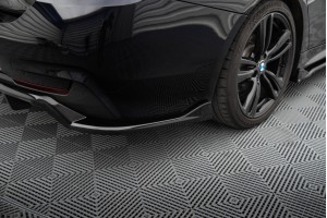Rear Splitter (with vertical bars) BMW 4 Coupe / Gran Coupe / Cabrio M-Pack F32 / F36 / F33