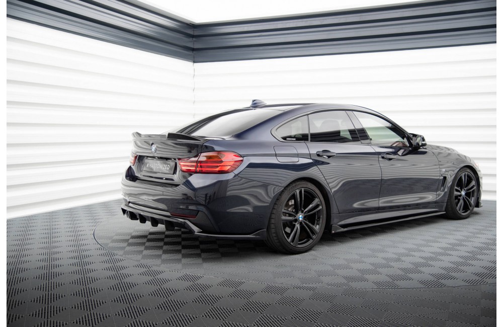Rear Splitter (with vertical bars) BMW 4 Coupe / Gran Coupe / Cabrio M-Pack F32 / F36 / F33