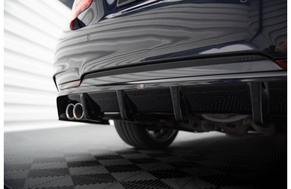 Rear Splitter (with vertical bars) BMW 4 Coupe / Gran Coupe / Cabrio M-Pack F32 / F36 / F33