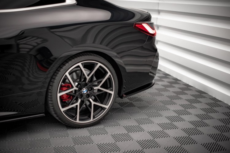 Πίσω Πλευρικοί Splitters V.1 BMW 4 M-Pack G22 / G23 / G22 Facelift / G23 Facelift