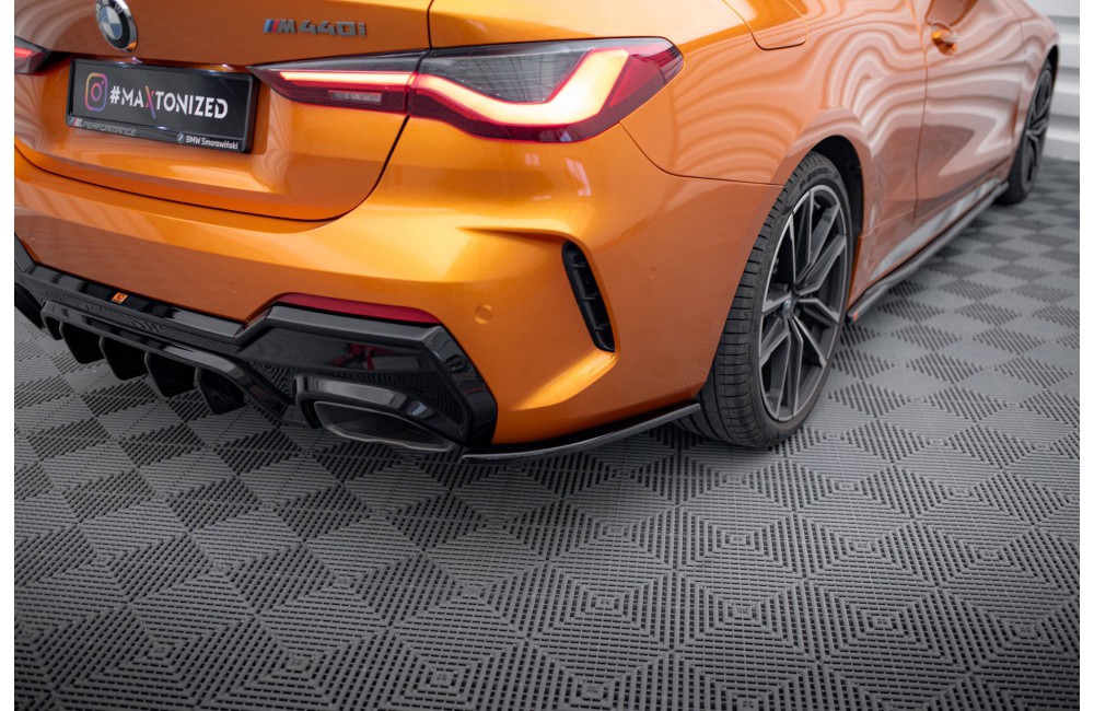Rear Side Splitters V.5 BMW 4 M440i G22 / G23 / G22 Facelift / G23 Facelift