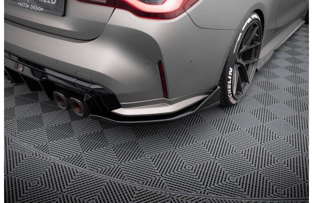Rear Side Splitters V.5 (For rear valance v.1)  BMW M4 G82 / G82 Facelift