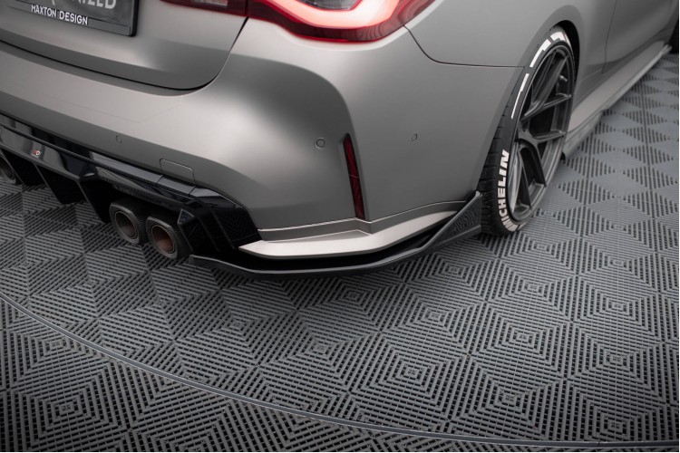 Πίσω πλευρικοί Splitters V.5 (Για πίσω κατώφλι v.1)  BMW M4 G82 / G82 Facelift