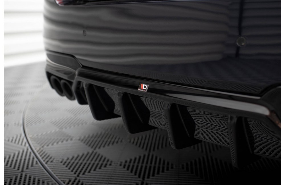 Rear Valance V.2 BMW 5 M-Pack F10 / F11 (Version with double exhaust on one side)