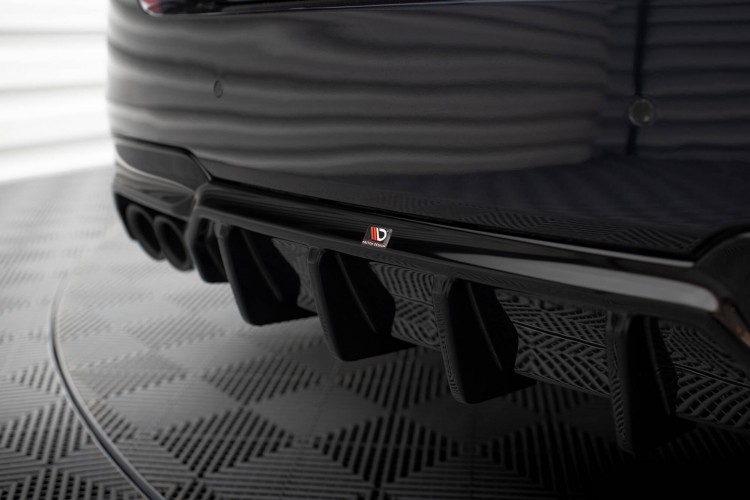 Πίσω valance V.2 BMW 5 M-Pack F10 / F11 (Έκδοση με διπλή εξατμίση από τη μία πλευρά)