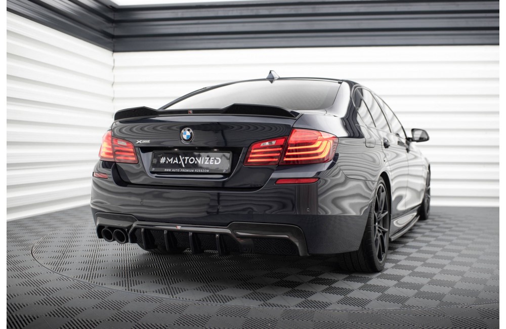 Rear Valance V.2 BMW 5 M-Pack F10 / F11 (Version with double exhaust on one side)