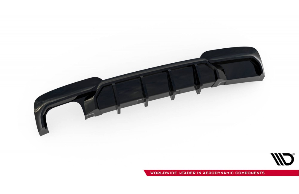 Rear Valance V.2 BMW 5 M-Pack F10 / F11 (Version with double exhaust on one side)